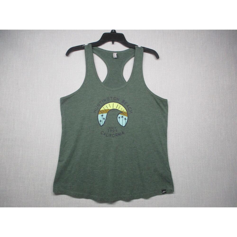 Techstyles Sportwear Graphic Print California Trendy‎ Racerback Tank Top Size XL